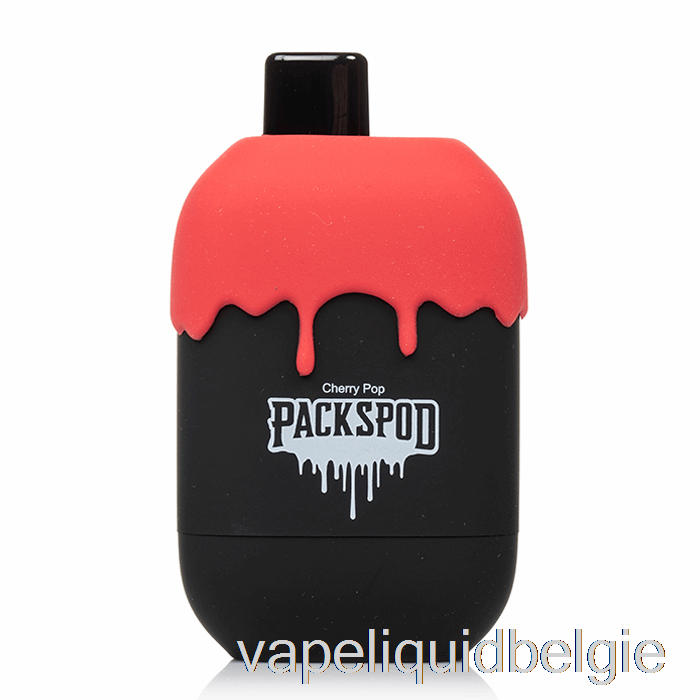 Vape Smaken Packwood Packspod 5000 Wegwerp Zwarte Kersengelato (kersenpop)
